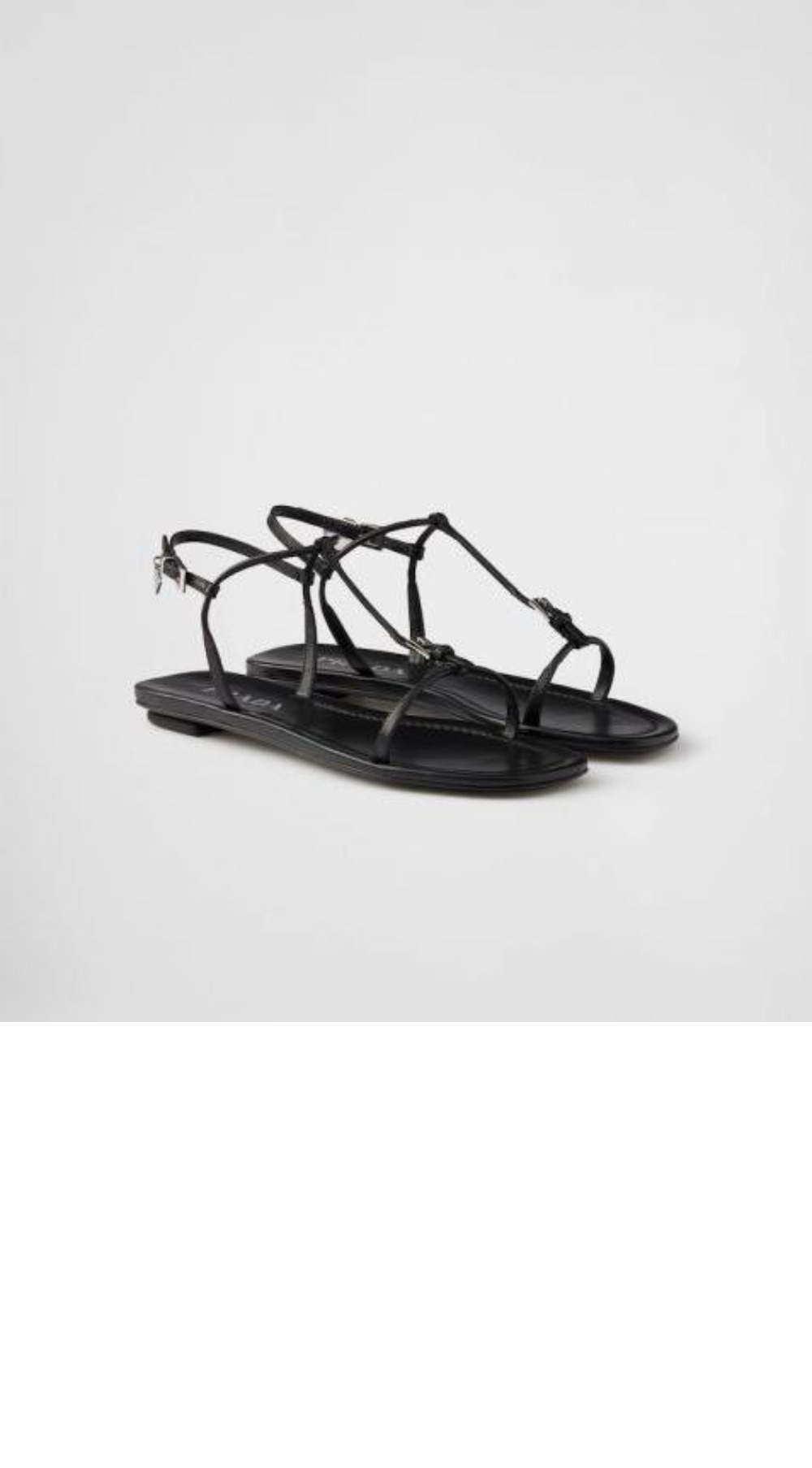 미러급레플리카사이트 | 명품레플리카 전문 쇼핑몰  | 퍼스트원 - 플랫 가죽 샌들 1X577N > 프라다