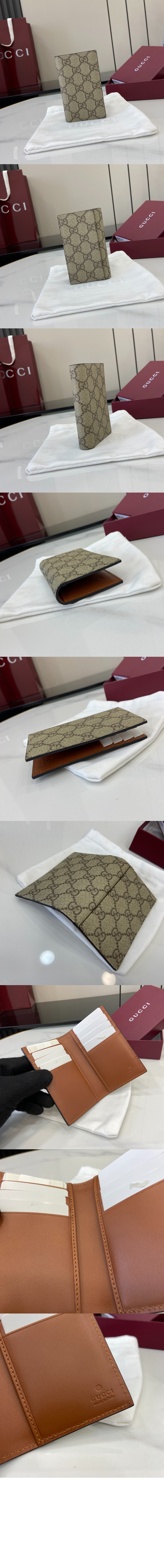 미러급레플리카사이트 | 명품레플리카 전문 쇼핑몰  | 퍼스트원 - GG 엠블럼 바이폴드 카드 케이스 821209 > 구찌