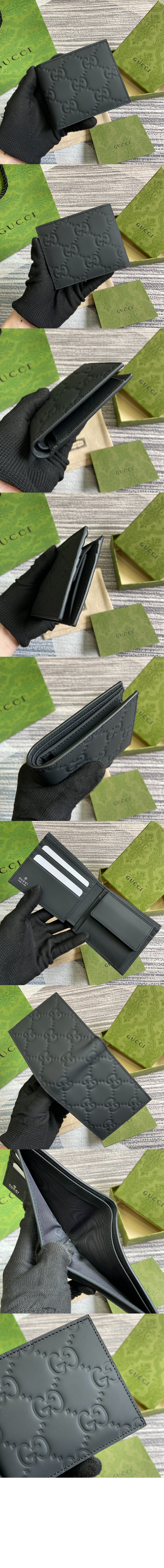 미러급레플리카사이트 | 명품레플리카 전문 쇼핑몰  | 퍼스트원 - GG 더블 접이식 고무 가죽 지갑 771311 > 구찌