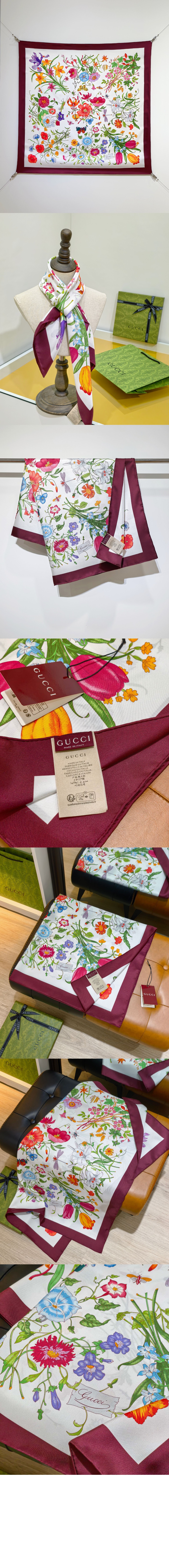 미러급레플리카사이트 | 명품레플리카 전문 쇼핑몰  | 퍼스트원 - 프린트 실크 트윌 까레 821061 > 구찌