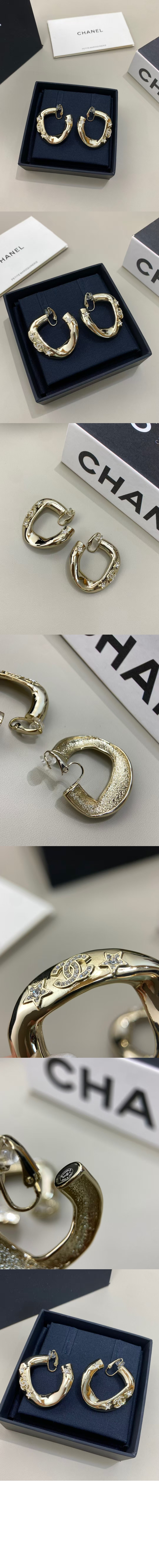 미러급레플리카사이트 | 명품레플리카 전문 쇼핑몰  | 퍼스트원 - 클립온 후프 이어링 ABF672 > 샤넬