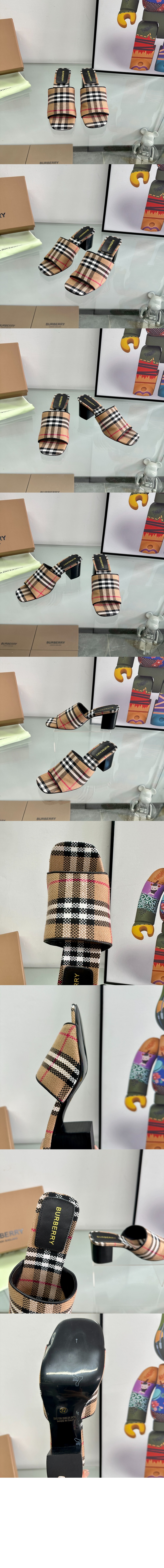 미러급레플리카사이트 | 명품레플리카 전문 쇼핑몰  | 퍼스트원 - 모티프 로고 뮬 샌들 76774592 > 버버리