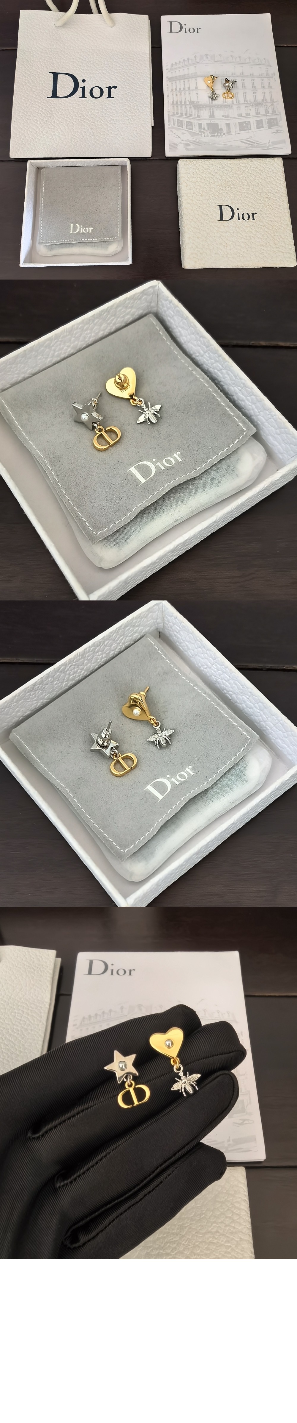 미러급레플리카사이트 | 명품레플리카 전문 쇼핑몰  | 퍼스트원 - Petit CD Lucky Charms 귀걸이 E4100 > 디올