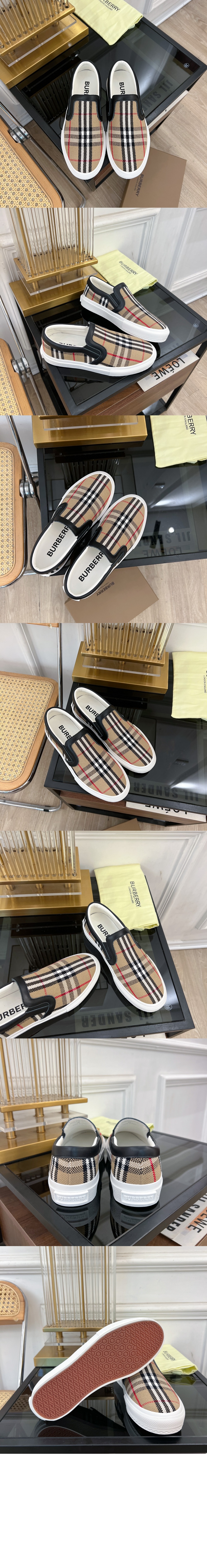 미러급레플리카사이트 | 명품레플리카 전문 쇼핑몰  | 퍼스트원 - 빈티지 체크 스니커즈 80173321 > 버버리