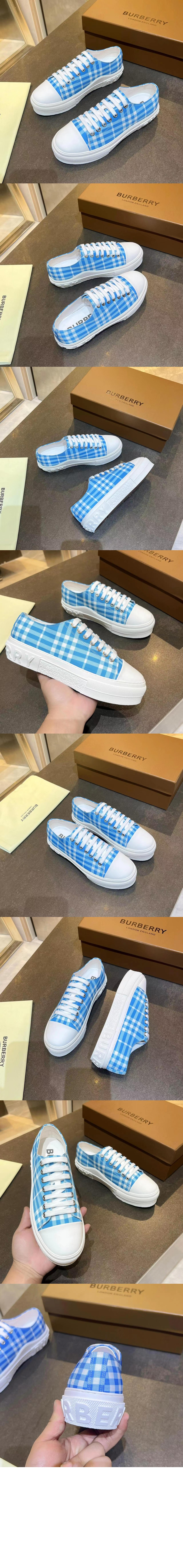 미러급레플리카사이트 | 명품레플리카 전문 쇼핑몰  | 퍼스트원 - 체크 코튼 스니커즈 80669671 > 버버리