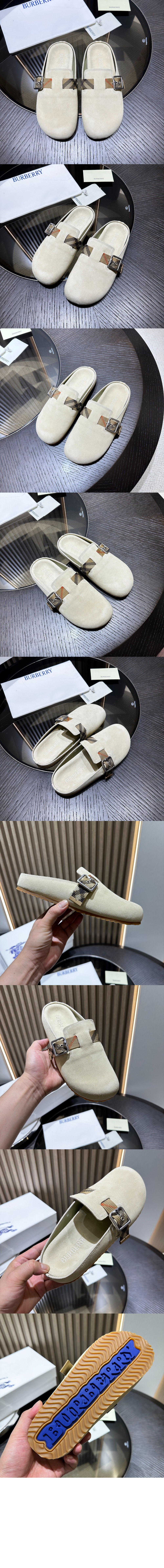 미러급레플리카사이트 | 명품레플리카 전문 쇼핑몰  | 퍼스트원 - 스웨이드 어친 클로그 81133021 > 버버리