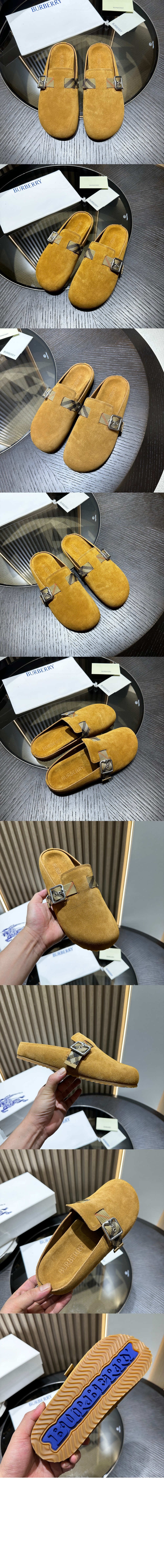 미러급레플리카사이트 | 명품레플리카 전문 쇼핑몰  | 퍼스트원 - 체크 스웨이드 어친 클로그 81133931 > 버버리