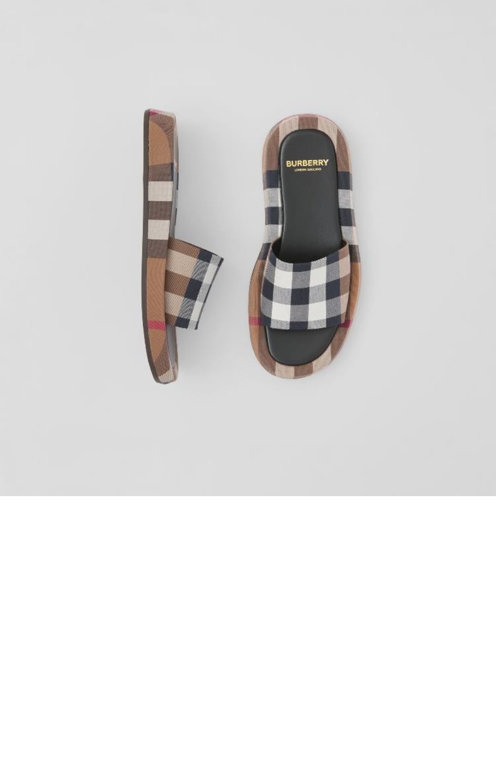 미러급레플리카사이트 | 명품레플리카 전문 쇼핑몰  | 퍼스트원 - 플랫 발레리나 뮬 80503211 > 버버리