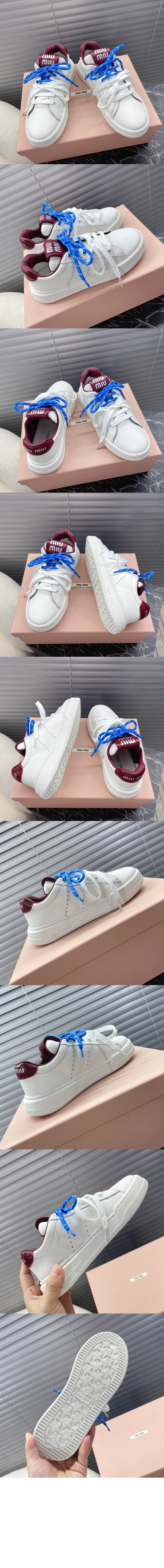 미러급레플리카사이트 | 명품레플리카 전문 쇼핑몰  | 퍼스트원 - 가죽 스니커즈 5E387E > 미우미우
