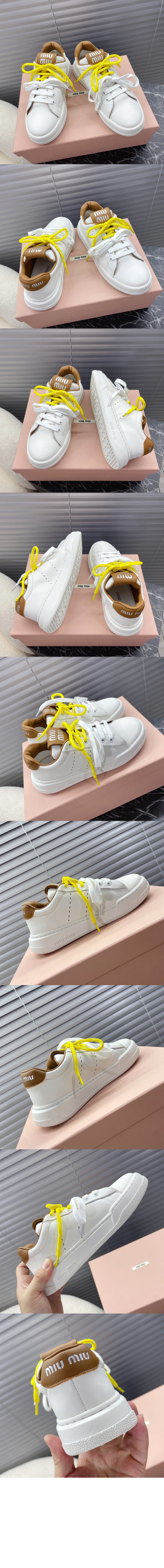 미러급레플리카사이트 | 명품레플리카 전문 쇼핑몰  | 퍼스트원 - 가죽 스니커즈 5E387E > 미우미우