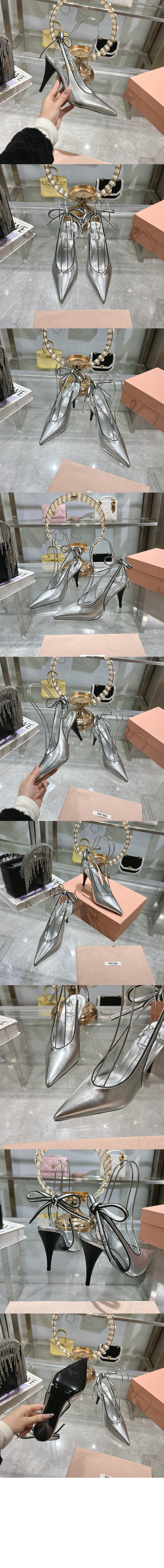 미러급레플리카사이트 | 명품레플리카 전문 쇼핑몰  | 퍼스트원 - 나파 가죽 슬링백 펌프스 5I430E > 미우미우