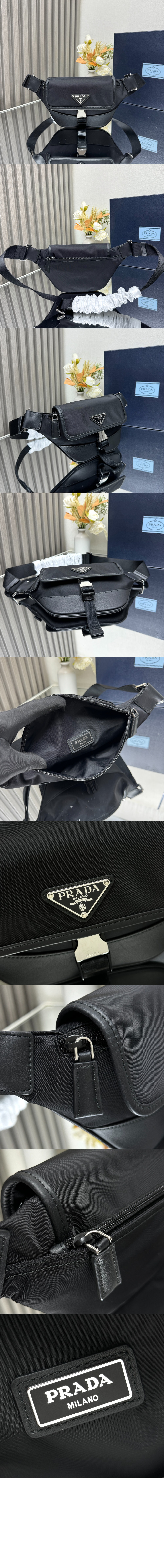 미러급레플리카사이트 | 명품레플리카 전문 쇼핑몰  | 퍼스트원 - 리나일론 및 사피아노 가죽 숄더백 2VH176 > 프라다