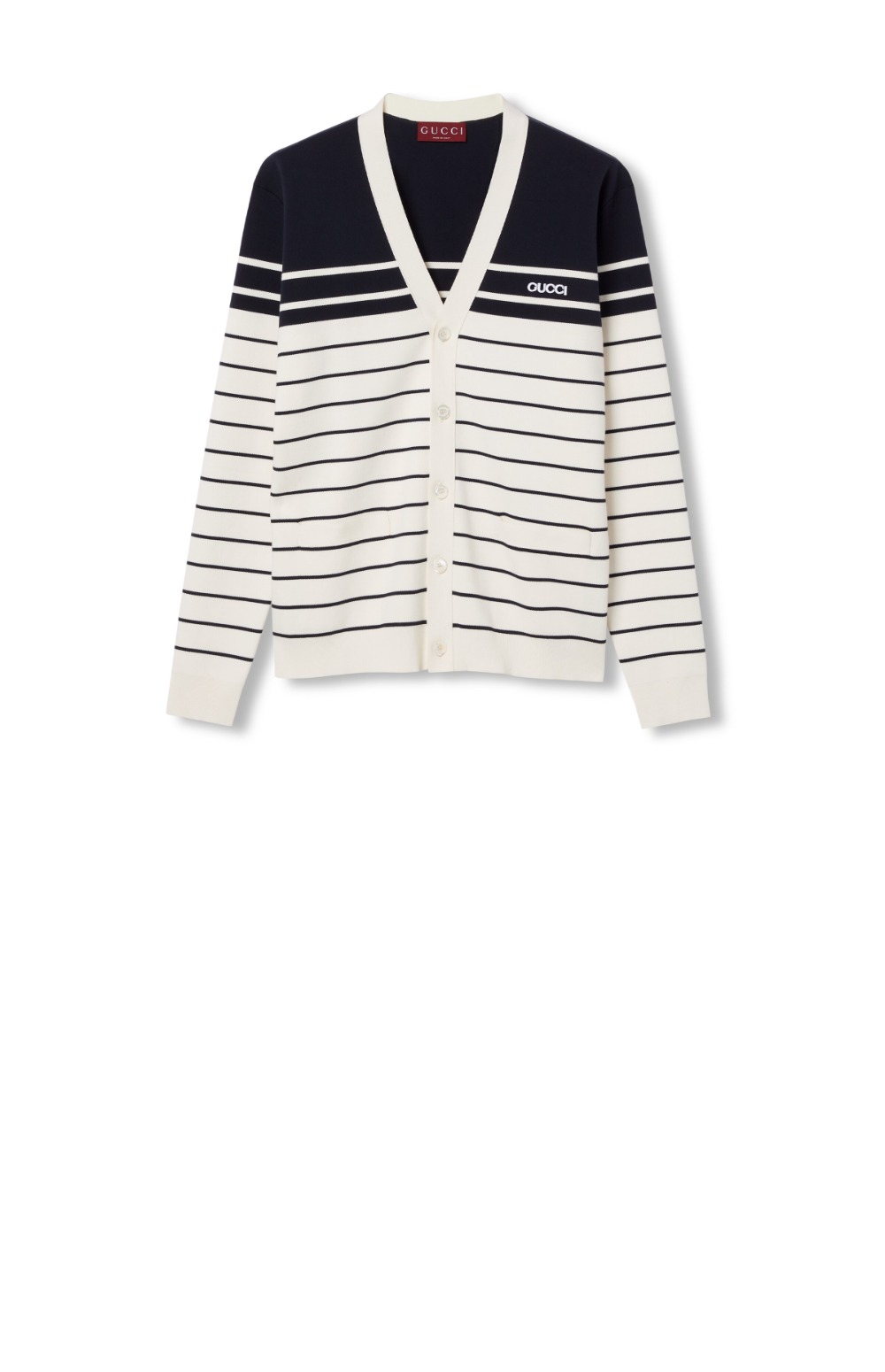 미러급레플리카사이트 | 명품레플리카 전문 쇼핑몰  | 퍼스트원 - 가디건 스트라이프 로고 > 구찌