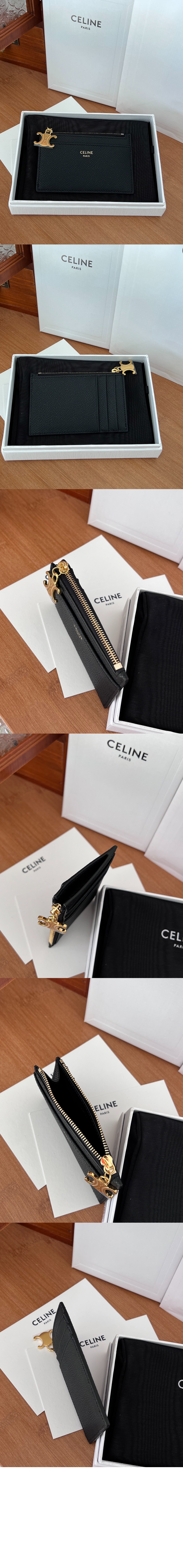 미러급레플리카사이트 | 명품레플리카 전문 쇼핑몰  | 퍼스트원 - 트리옹프 참 지퍼 카드 지갑 10M083 > 셀린느