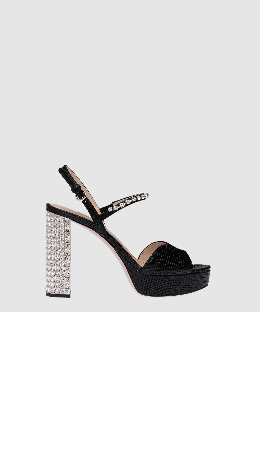 미러급레플리카사이트 | 명품레플리카 전문 쇼핑몰  | 퍼스트원 - 프린트 레더 플랫폼 샌들 5XP877 > 미우미우