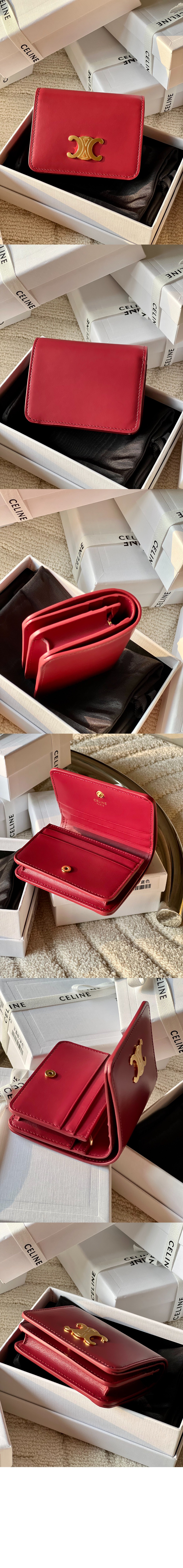 미러급레플리카사이트 | 명품레플리카 전문 쇼핑몰  | 퍼스트원 - 트리옹프 컴팩트 지갑 샤이니 카프스킨 10K623 > 셀린느