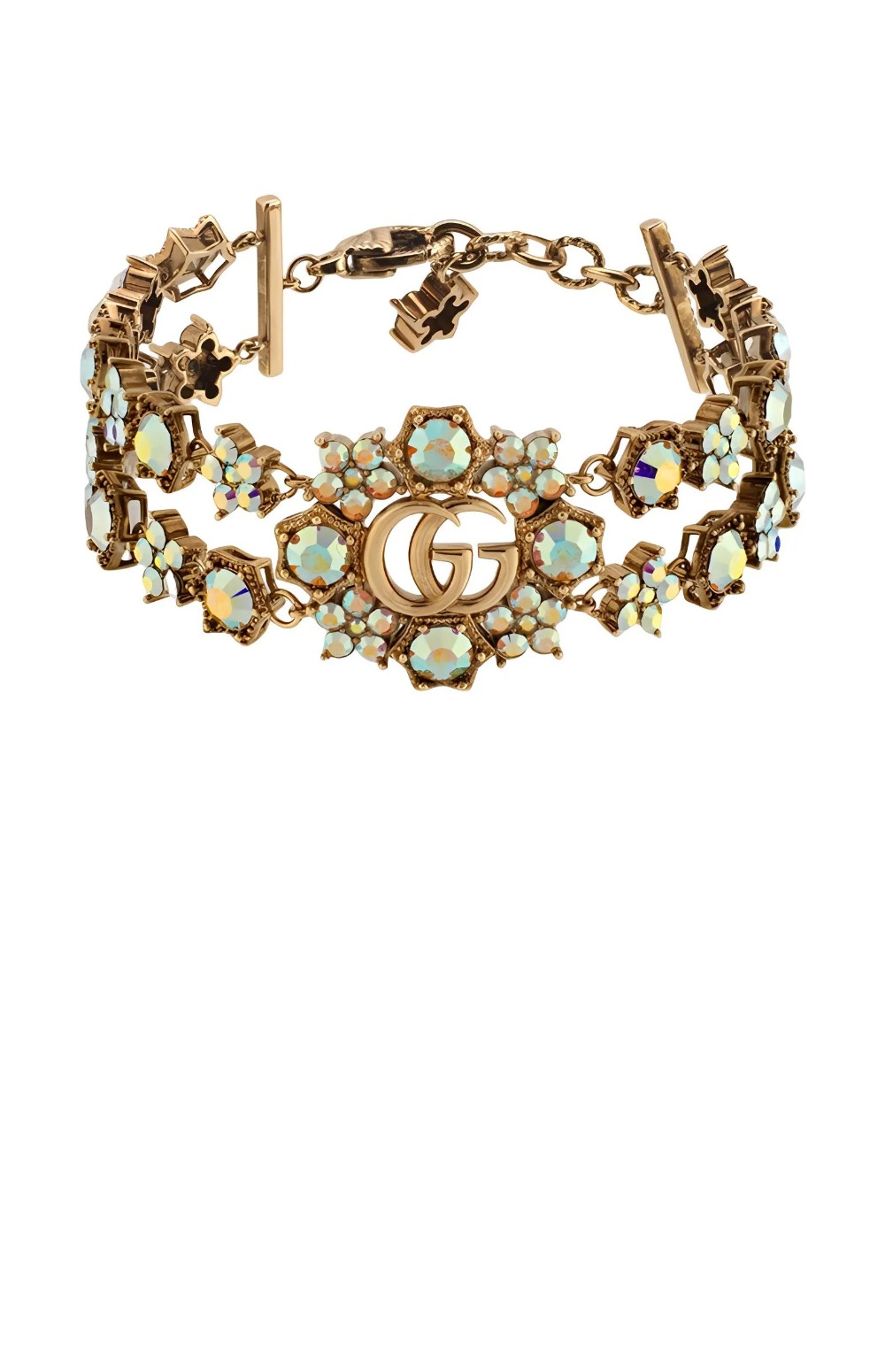 미러급레플리카사이트 | 명품레플리카 전문 쇼핑몰  | 퍼스트원 - 더블 G 플라워 크리스털 팔찌 753867 > 구찌