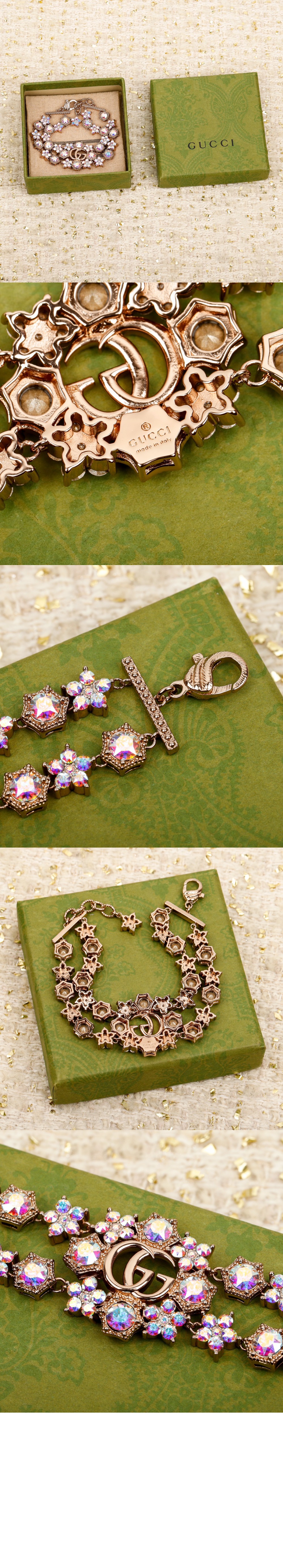 미러급레플리카사이트 | 명품레플리카 전문 쇼핑몰  | 퍼스트원 - 더블 G 플라워 크리스털 팔찌 753867 > 구찌