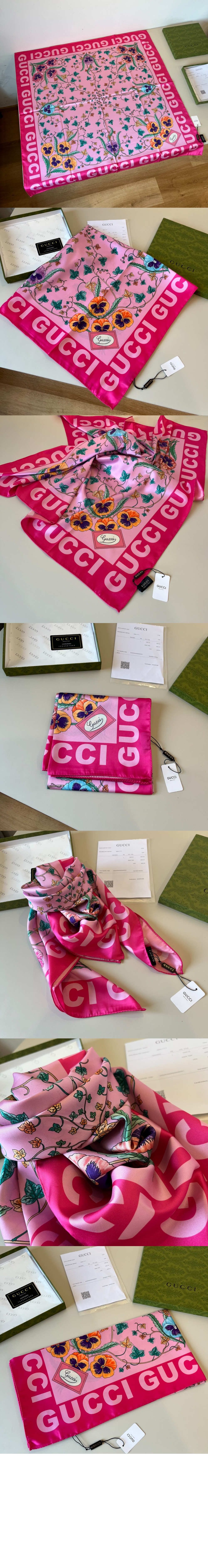 미러급레플리카사이트 | 명품레플리카 전문 쇼핑몰  | 퍼스트원 - 플로럴 프린트 실크 스카프 743876 > 구찌