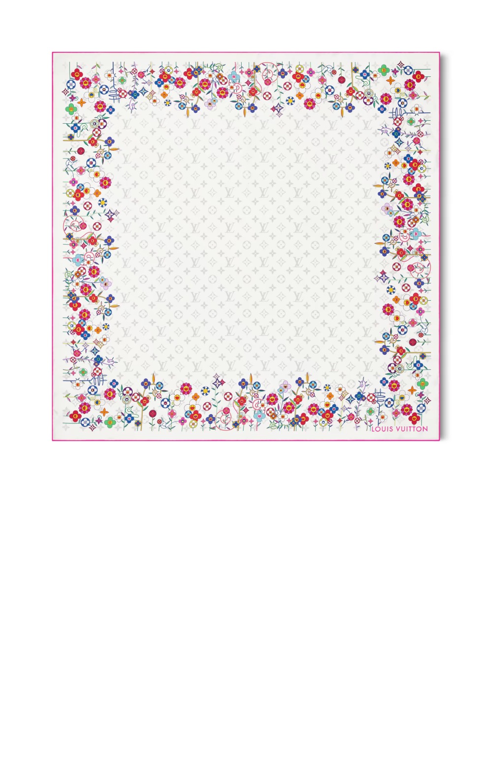 미러급레플리카사이트 | 명품레플리카 전문 쇼핑몰  | 퍼스트원 - LV x TM 모노그램 슈퍼플랫 플라워 스퀘어 90 M96263 > 루이비통