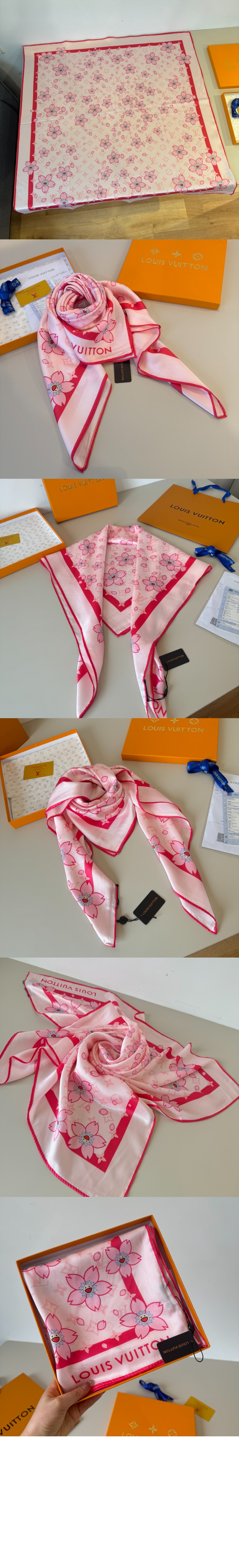 미러급레플리카사이트 | 명품레플리카 전문 쇼핑몰  | 퍼스트원 - LV x TM 모노그램 체리 블라썸 스퀘어 90 M94964 > 루이비통