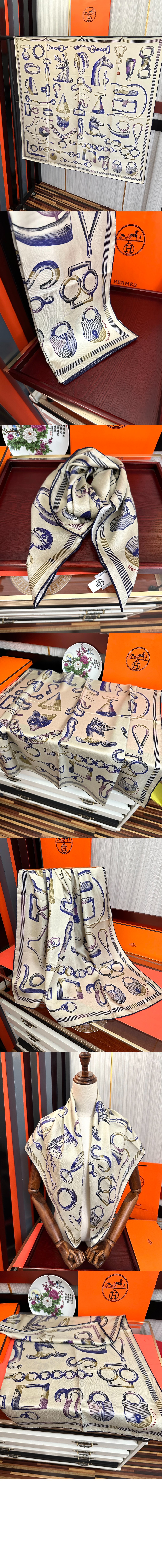 미러급레플리카사이트 | 명품레플리카 전문 쇼핑몰  | 퍼스트원 - Inventaire Poetique pour un Conte Sellier  스카프 90 > 에르메스