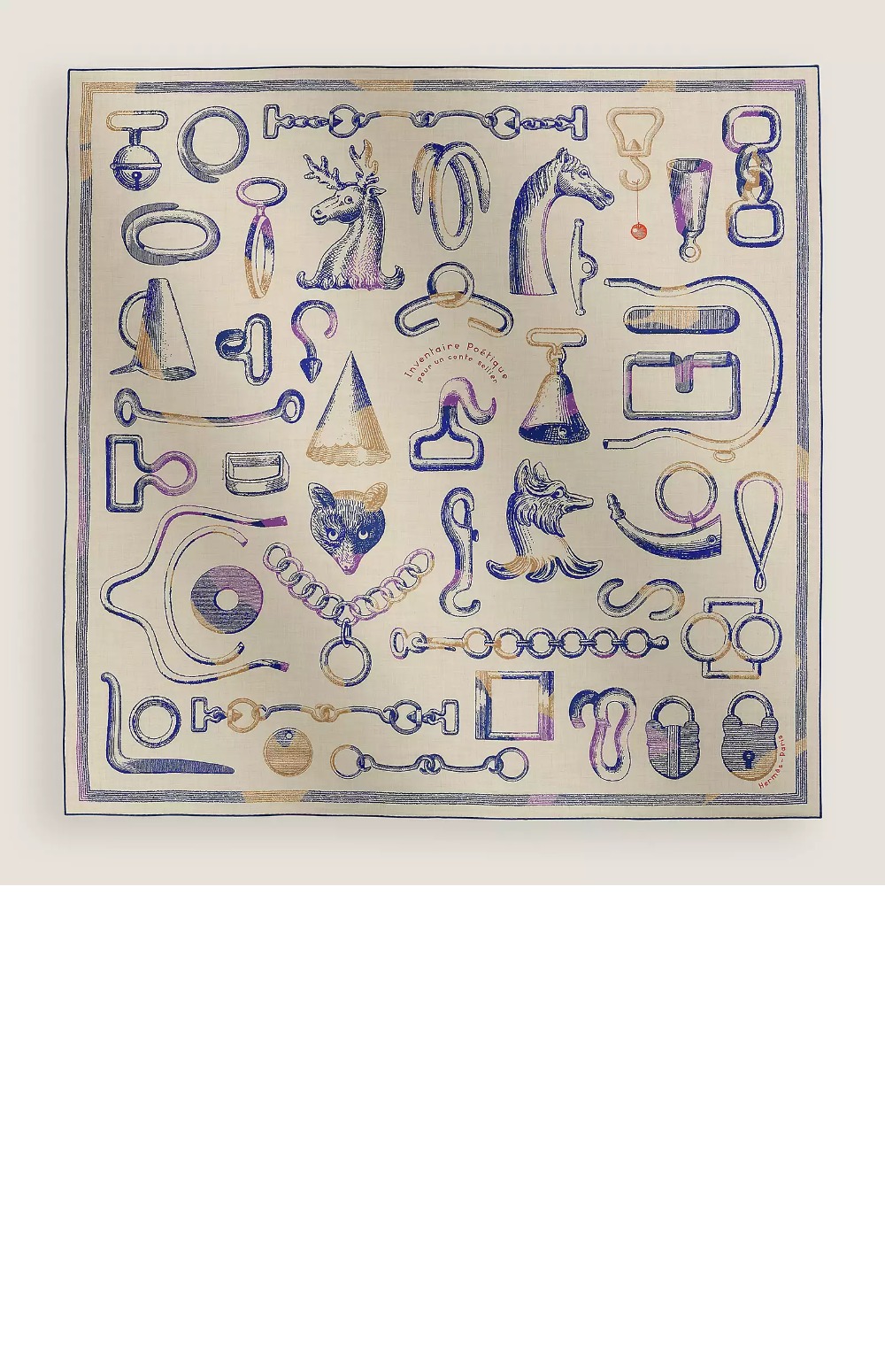 미러급레플리카사이트 | 명품레플리카 전문 쇼핑몰  | 퍼스트원 - Inventaire Poetique pour un Conte Sellier  스카프 90 > 에르메스