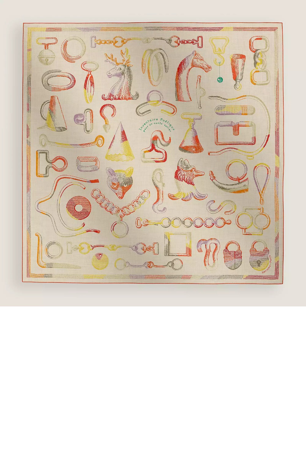 미러급레플리카사이트 | 명품레플리카 전문 쇼핑몰  | 퍼스트원 - Inventaire Poetique pour un Conte Sellier  스카프 90 > 에르메스