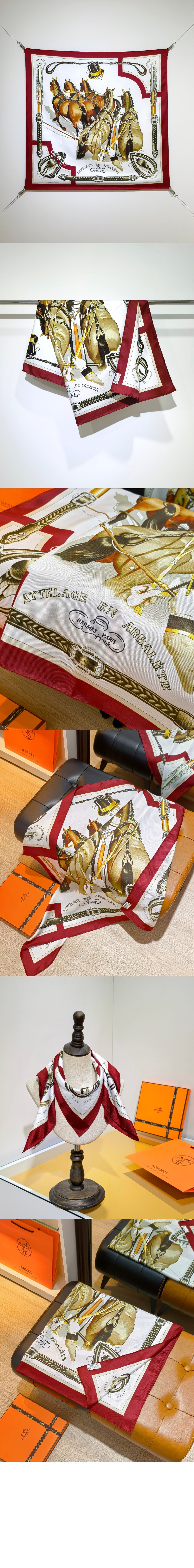 미러급레플리카사이트 | 명품레플리카 전문 쇼핑몰  | 퍼스트원 - Attelage en Arbalete 포에버 스카프 90 > 에르메스