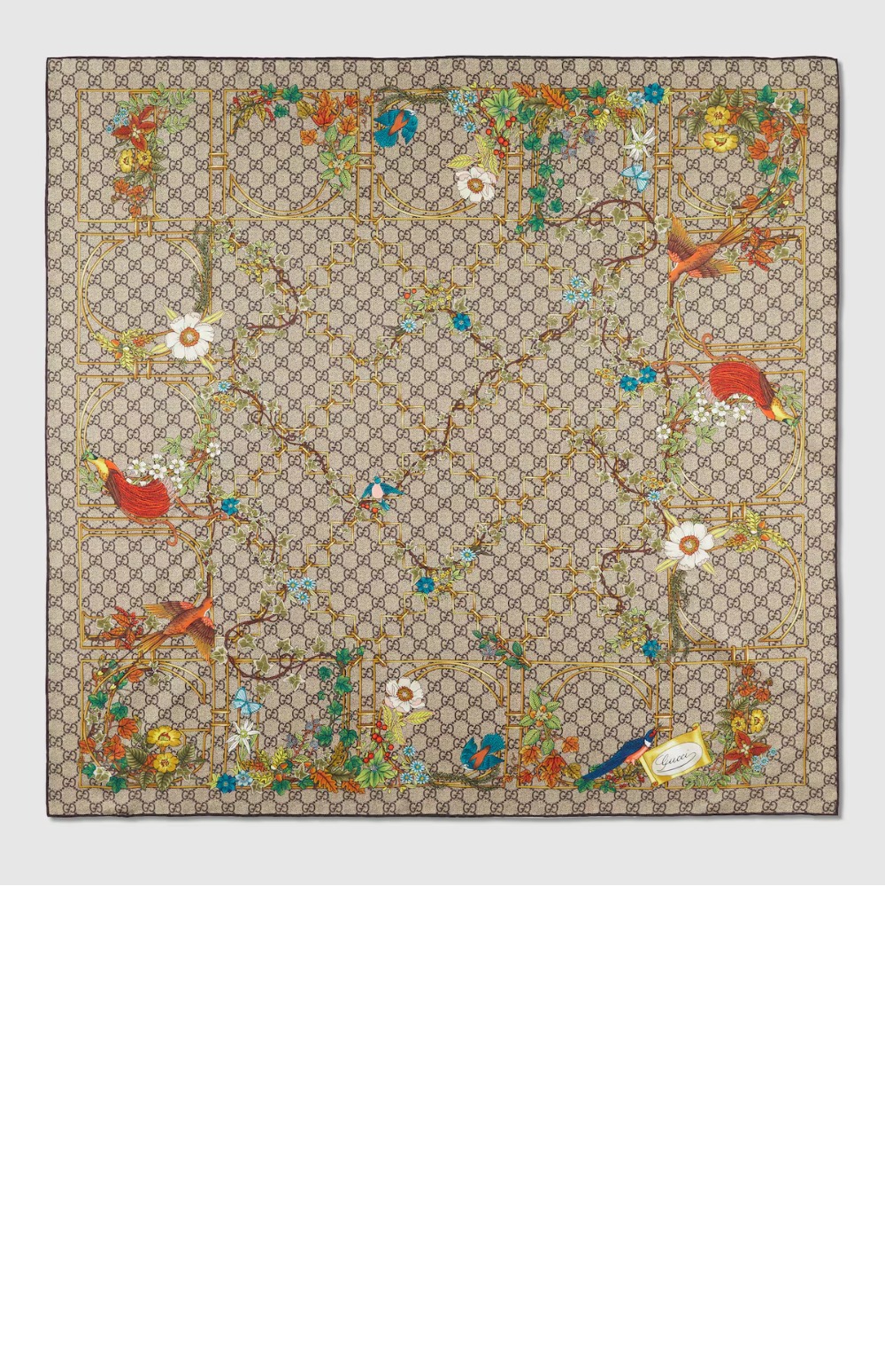 미러급레플리카사이트 | 명품레플리카 전문 쇼핑몰  | 퍼스트원 - 프린트 실크 트윌 까레 777066 > 구찌