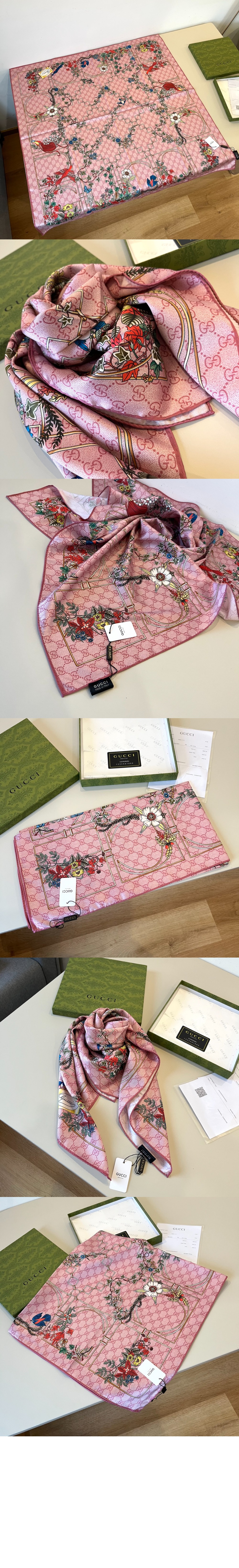 미러급레플리카사이트 | 명품레플리카 전문 쇼핑몰  | 퍼스트원 - 프린트 실크 트윌 까레 777066 > 구찌