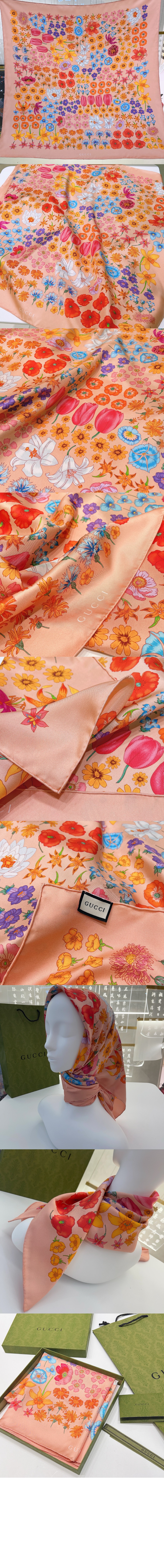 미러급레플리카사이트 | 명품레플리카 전문 쇼핑몰  | 퍼스트원 - 프린트 실크 까레 786258 > 구찌