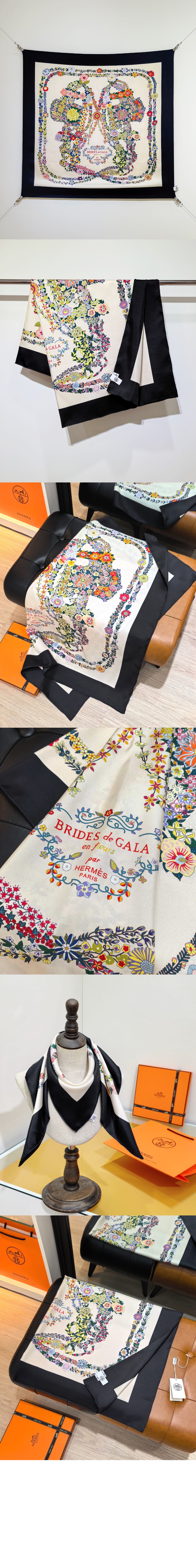 미러급레플리카사이트 | 명품레플리카 전문 쇼핑몰  | 퍼스트원 - Brides de Gala en Fleurs 스카프 90 > 에르메스