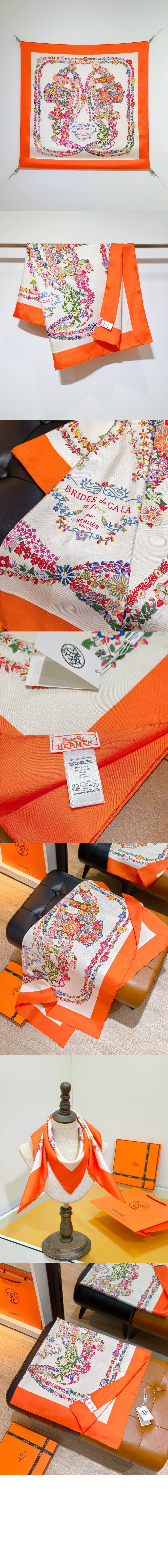 미러급레플리카사이트 | 명품레플리카 전문 쇼핑몰  | 퍼스트원 - Brides de Gala en Fleurs 스카프 90 > 에르메스