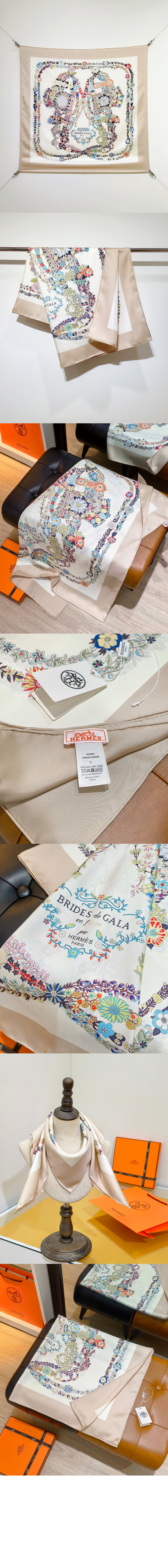 미러급레플리카사이트 | 명품레플리카 전문 쇼핑몰  | 퍼스트원 - Brides de Gala en Fleurs 스카프 90 > 에르메스