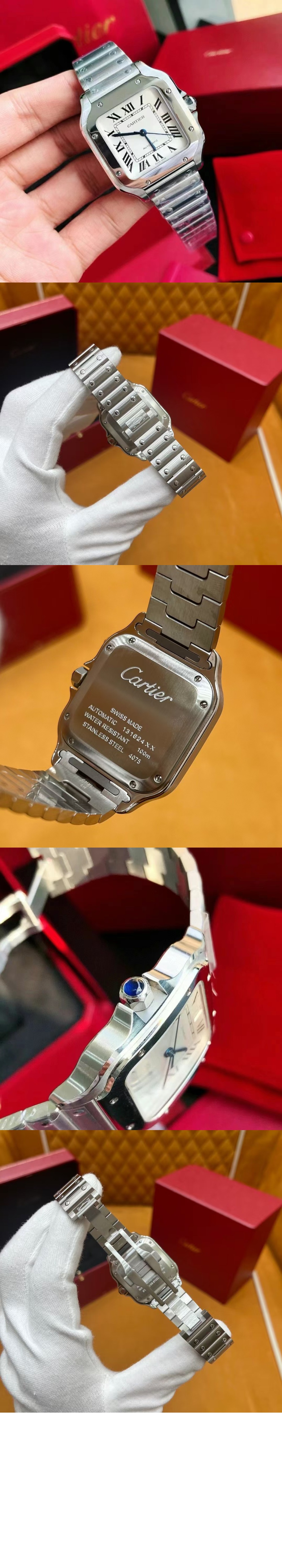 미러급레플리카사이트 | 명품레플리카 전문 쇼핑몰  | 퍼스트원 - 산토스 드 까르띠에 42 WSSA0029 > 까르띠에