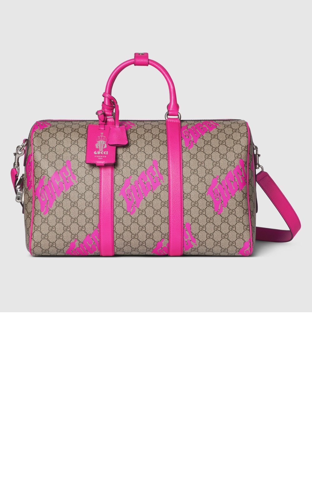 미러급레플리카사이트 | 명품레플리카 전문 쇼핑몰  | 퍼스트원 - 프린트 디테일 미디엄 더플백 ‎834962 > 구찌