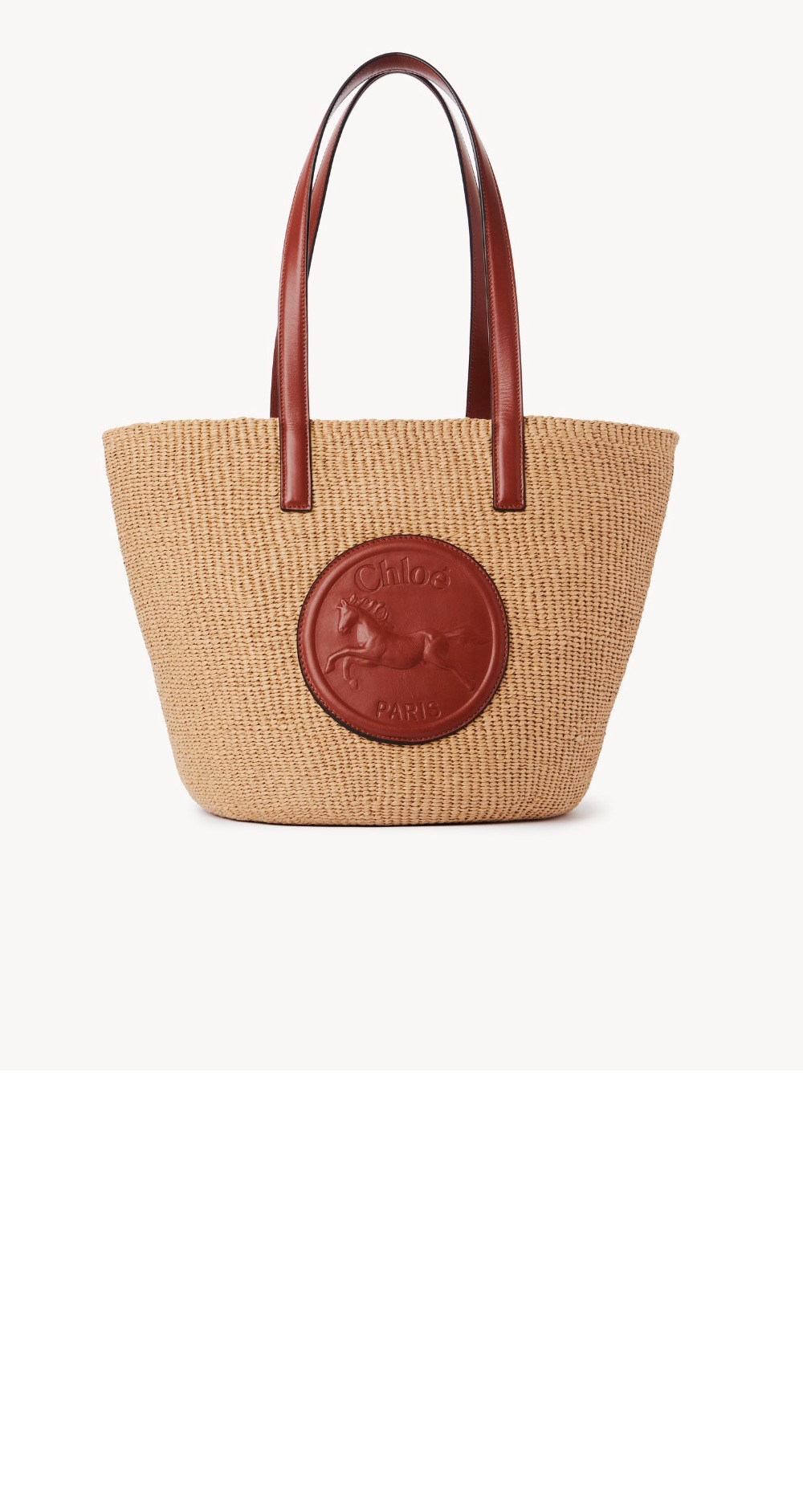 미러급레플리카사이트 | 명품레플리카 전문 쇼핑몰  | 퍼스트원 - 천연 섬유 소재의 라지 Horse Medal 바스켓 SS591 > 끌로에