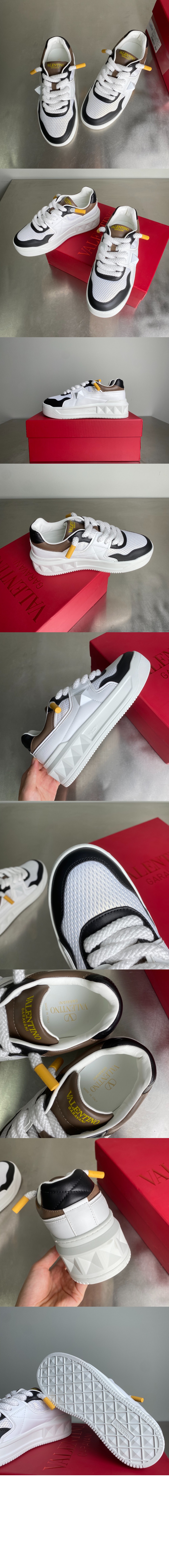 미러급레플리카사이트 | 명품레플리카 전문 쇼핑몰  | 퍼스트원 - 퍼포레이티드 나파 가죽 로우탑 원 스터드 XL 스니커즈 > 발렌티노