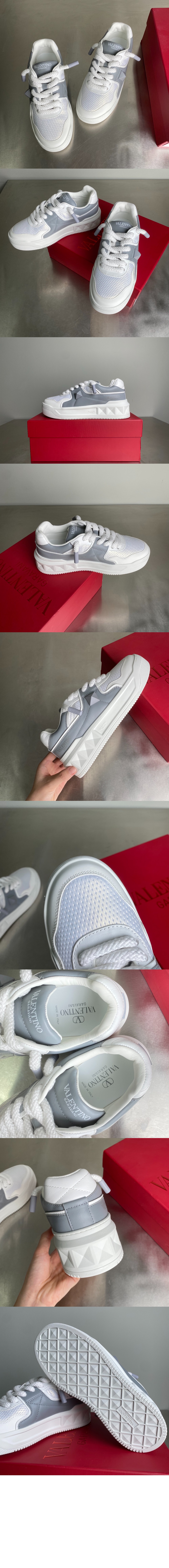 미러급레플리카사이트 | 명품레플리카 전문 쇼핑몰  | 퍼스트원 - 퍼포레이티드 나파 가죽 로우탑 원 스터드 XL 스니커즈 > 발렌티노