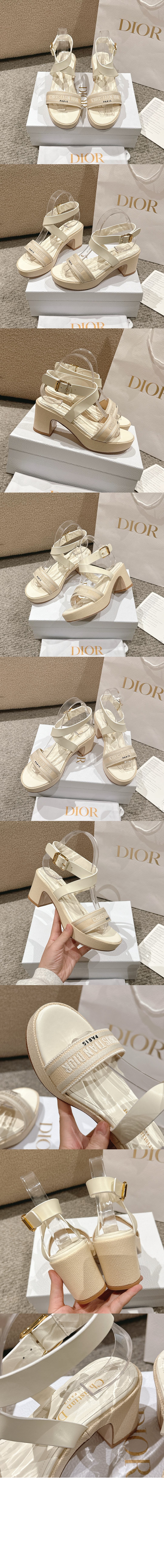 미러급레플리카사이트 | 명품레플리카 전문 쇼핑몰  | 퍼스트원 - 라피아 힐 샌들 KCO08 > 디올
