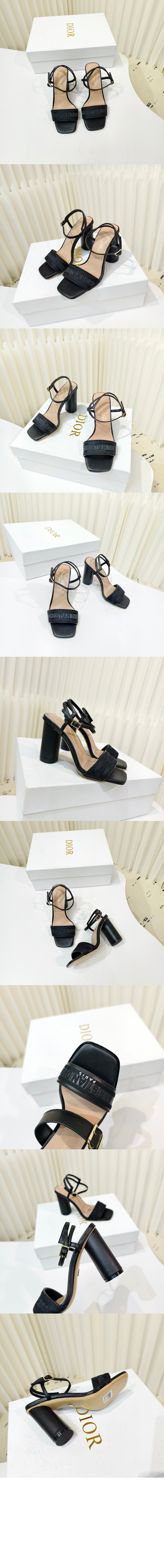 미러급레플리카사이트 | 명품레플리카 전문 쇼핑몰  | 퍼스트원 - 양가죽 자수 새틴 힐 샌들 KCQ89 > 디올