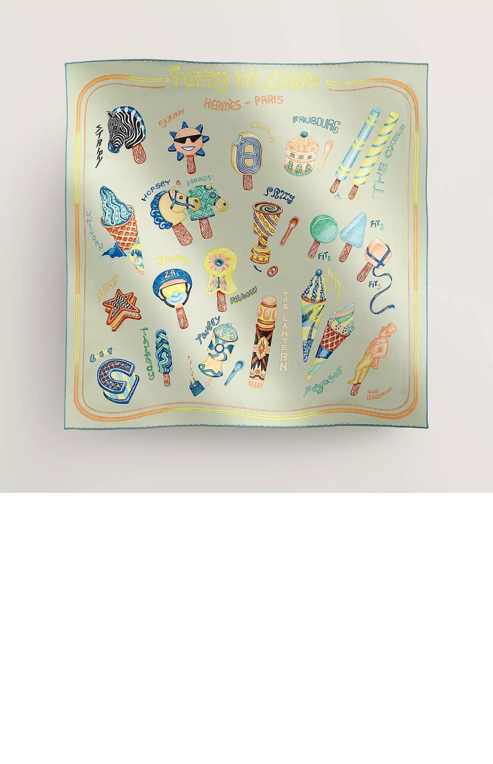 미러급레플리카사이트 | 명품레플리카 전문 쇼핑몰  | 퍼스트원 - Funny Ice Cream 스카프 90 > 에르메스