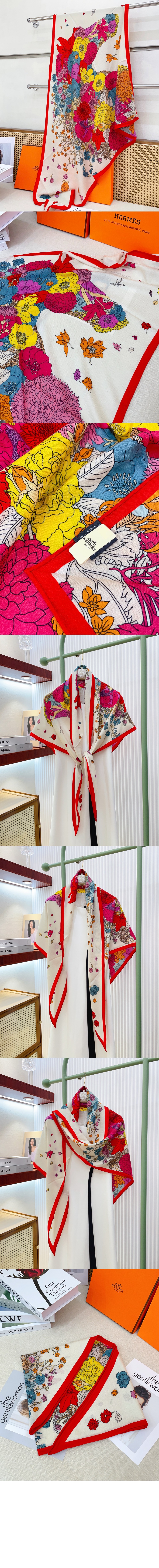 미러급레플리카사이트 | 명품레플리카 전문 쇼핑몰  | 퍼스트원 - Gentle Floral Cloak 자이언트 트라이앵글 > 에르메스