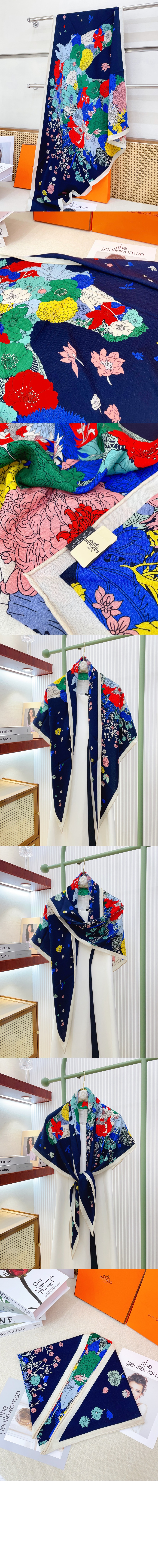 미러급레플리카사이트 | 명품레플리카 전문 쇼핑몰  | 퍼스트원 - Gentle Floral Cloak 자이언트 트라이앵글 > 에르메스