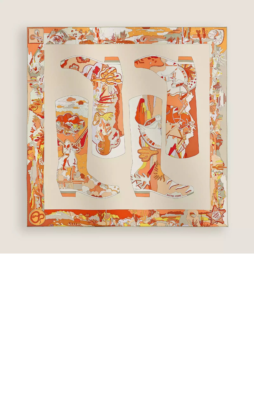 미러급레플리카사이트 | 명품레플리카 전문 쇼핑몰  | 퍼스트원 - Bottes Story 스카프 90 > 에르메스