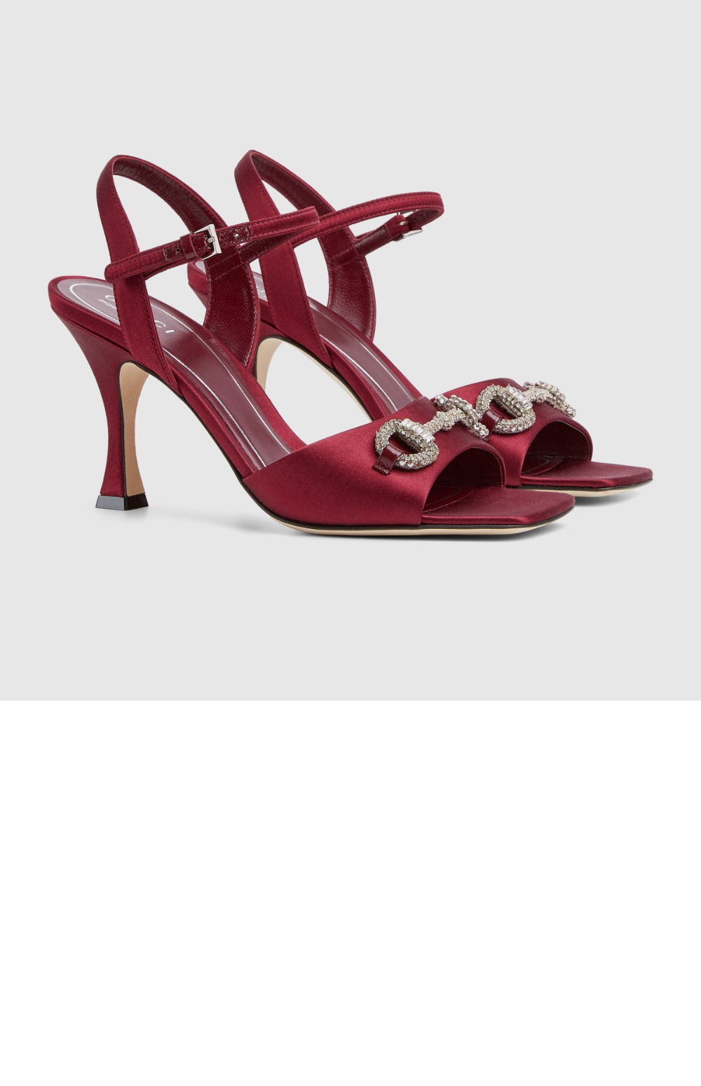 미러급레플리카사이트 | 명품레플리카 전문 쇼핑몰  | 퍼스트원 - 크리스탈 호스빗 장식이 있는 샌들 834342 > 구찌