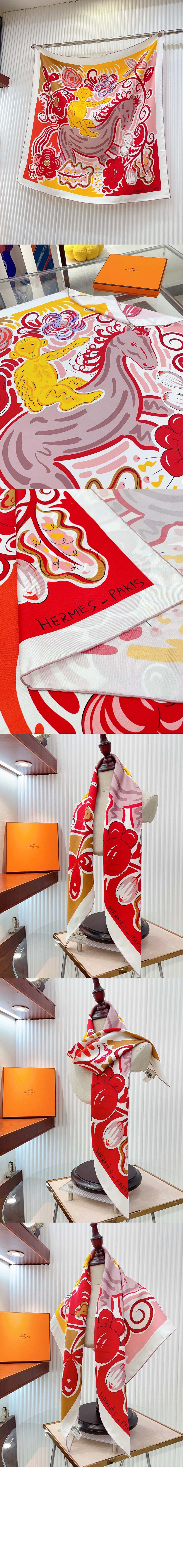 미러급레플리카사이트 | 명품레플리카 전문 쇼핑몰  | 퍼스트원 - Le Cheval de Kazumi 스카프 90 > 에르메스