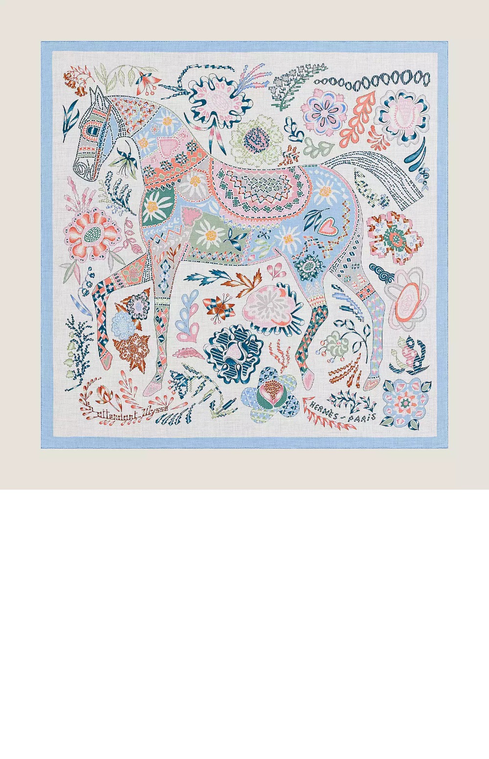 미러급레플리카사이트 | 명품레플리카 전문 쇼핑몰  | 퍼스트원 - En Attendant Ulysse 숄 140 > 에르메스