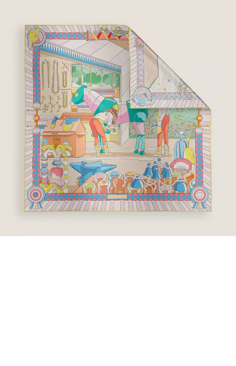 미러급레플리카사이트 | 명품레플리카 전문 쇼핑몰  | 퍼스트원 - Pony Pit Stop 더블 페이스 스카프 90 > 에르메스